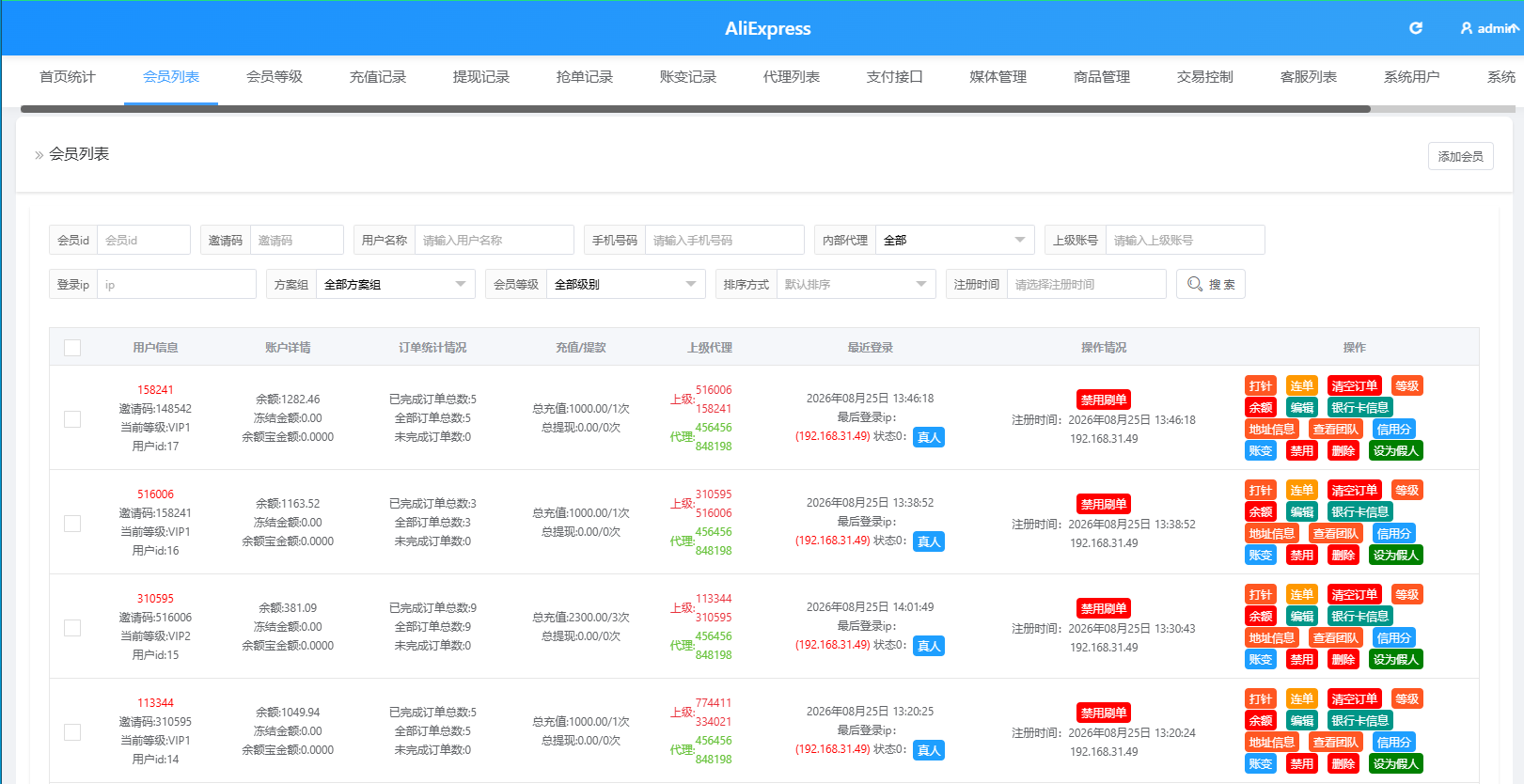 海外Walmart商城抢单刷单系统/打针/连单/信用分