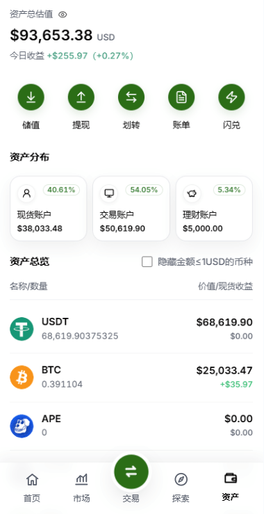 多语言综合交易所/DAPP合约交易/模拟账户/量化/借贷