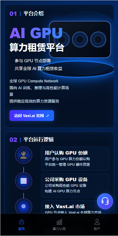 海外AI算力投资理财/GPU设备投资返利/多级分销